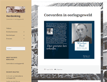 Tablet Screenshot of herdenking.nl